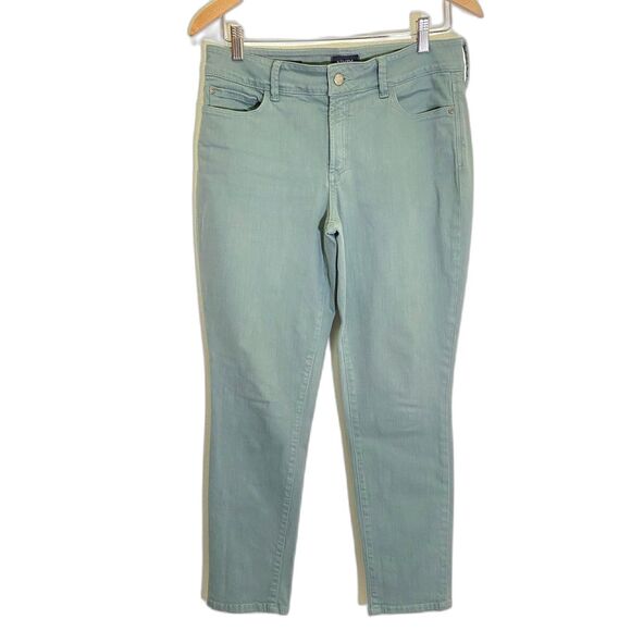 NYDJ - Alina Convertible Ankle Mid Rise Straight Jeans - Women's size - 8/29 - Picture 2 of 11